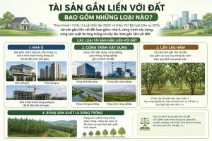 Tài sản gắn liền với đất bao gồm những loại nào?