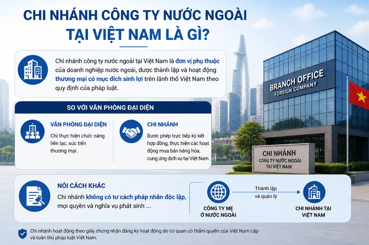 Chi Nhánh Công Ty Nước Ngoài Tại Việt Nam Là Gì?